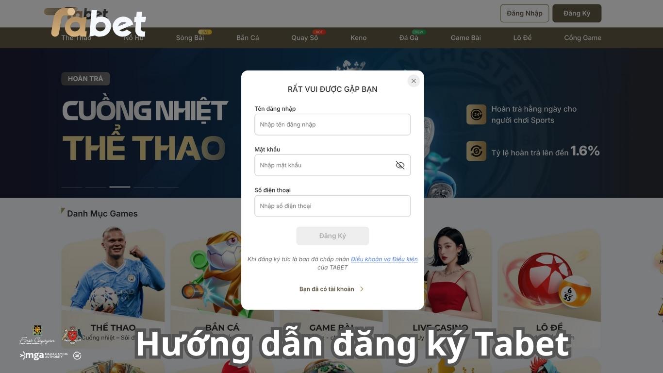 Hướng dẫn đăng ký Tabet chính xác, dễ hiểu
