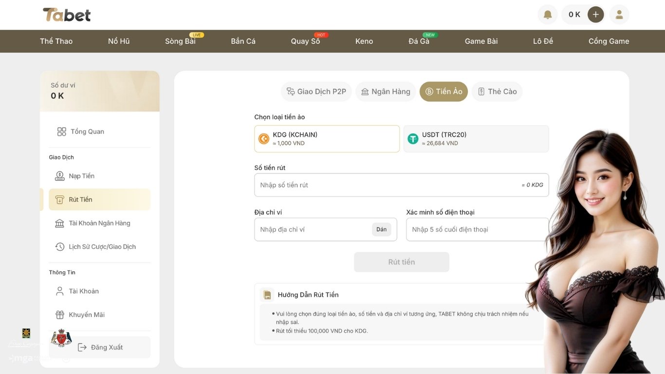 Tổng hợp lỗi khi rút tiền Tabet Tổng hợp lỗi khi rút tiền Tabet